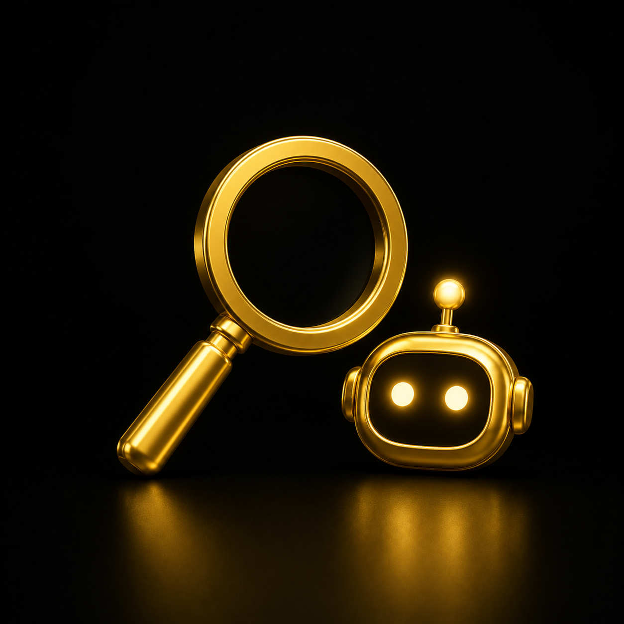 Bing Copilot nero e oro