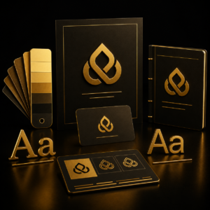 Kit di brand identity con logo, palette colori, font e linee guida — Brand Identity by Dalpralab