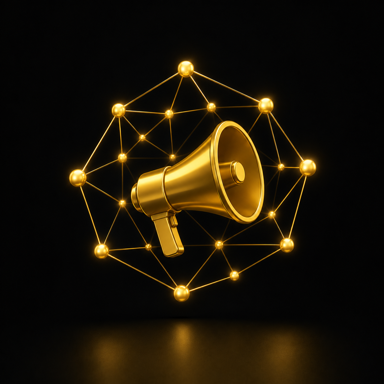 Digital PR citazioni AI nero e oro