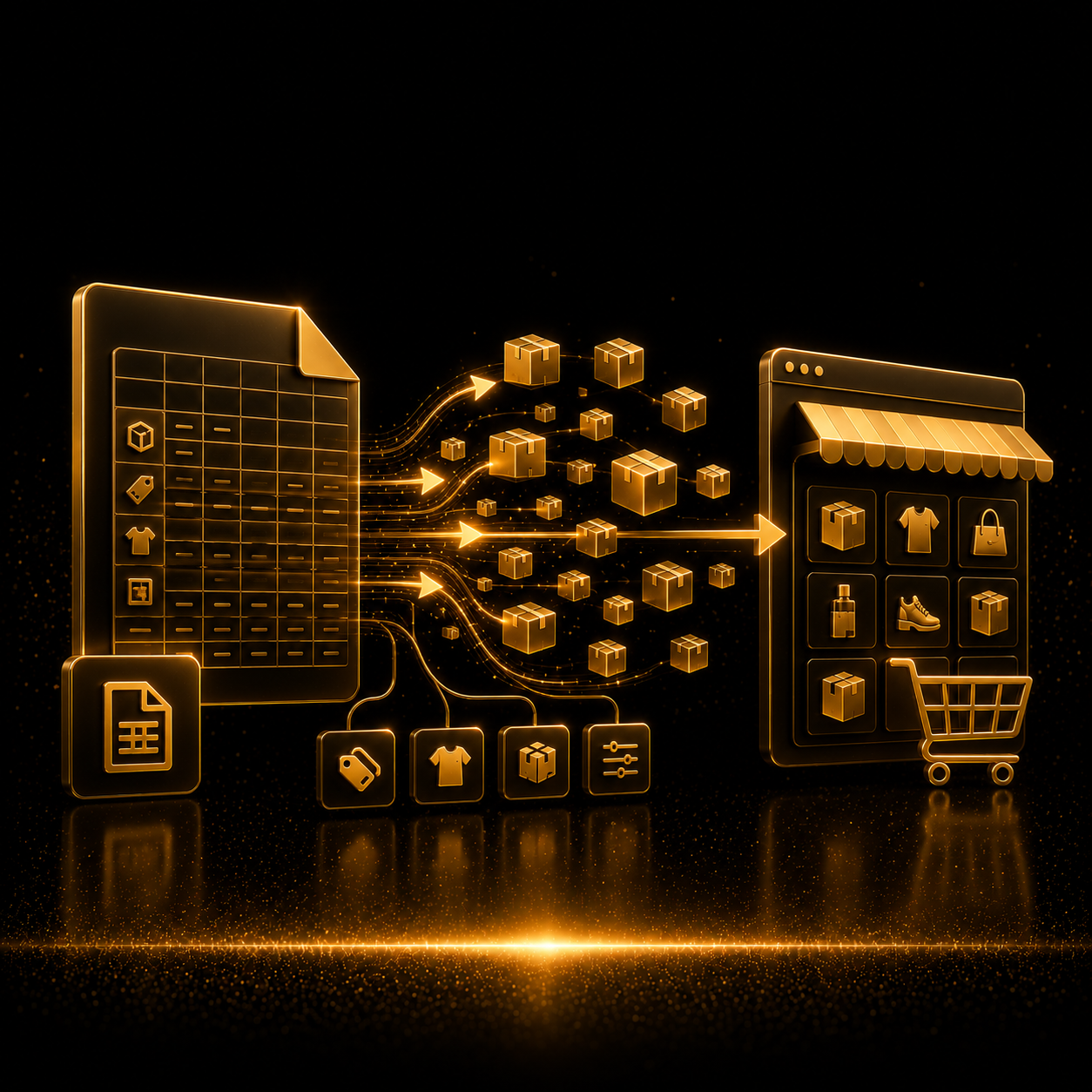 Importazione massiva prodotti e-commerce da file Excel CSV — Import Massivo Prodotti by Dalpralab