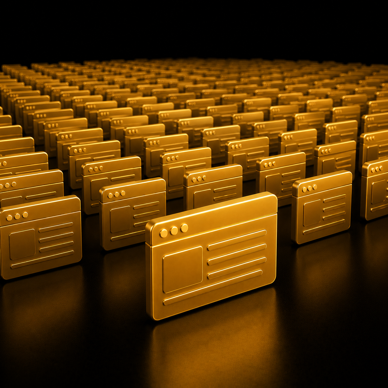 Programmatic SEO nero e oro
