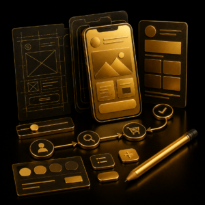 Progetto di UI/UX design con wireframe, componenti e percorso utente — Redesign UI/UX by Dalpralab
