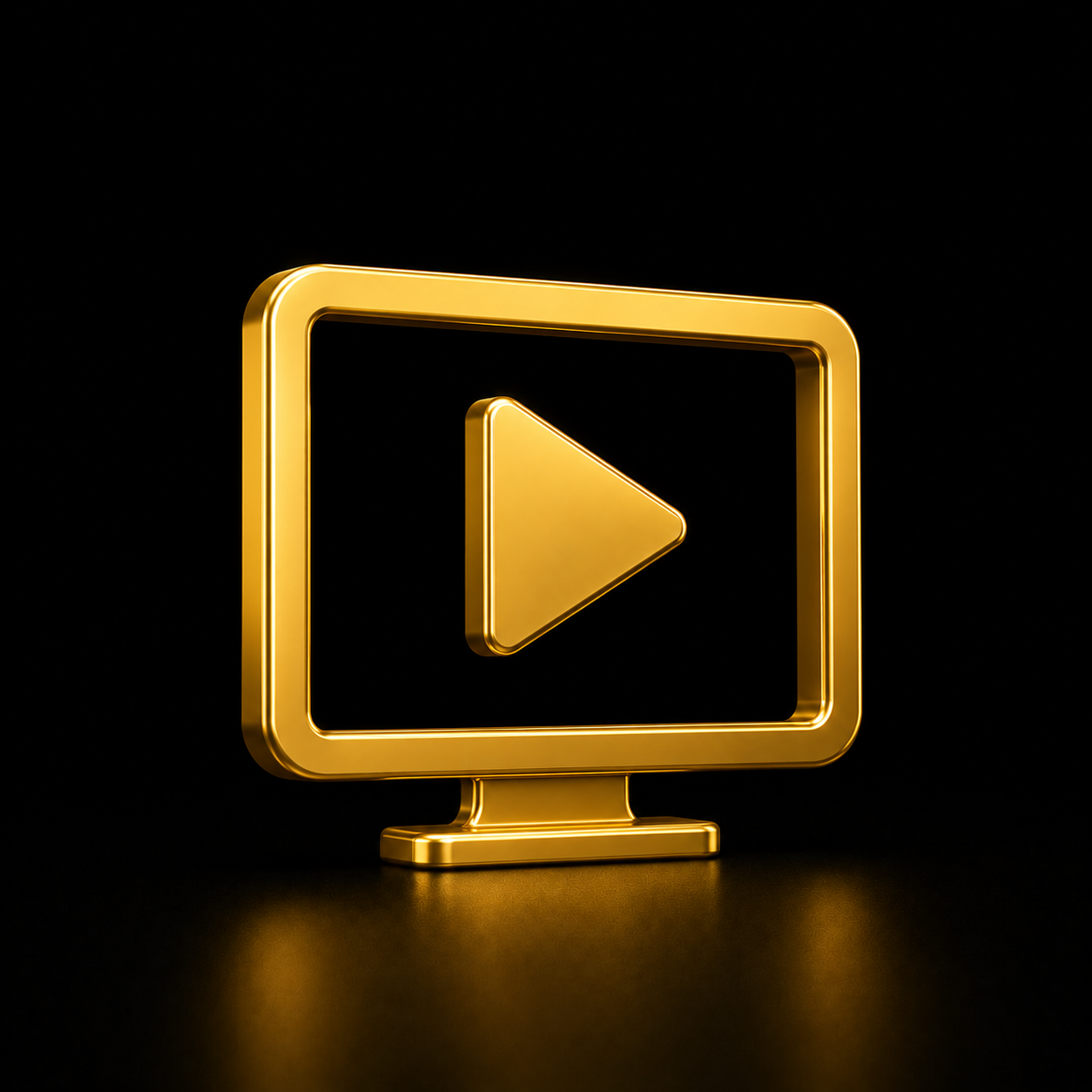 SEO YouTube nero e oro