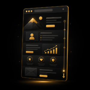 One-Page Brand — Sito one page elegante per professionisti e lanci