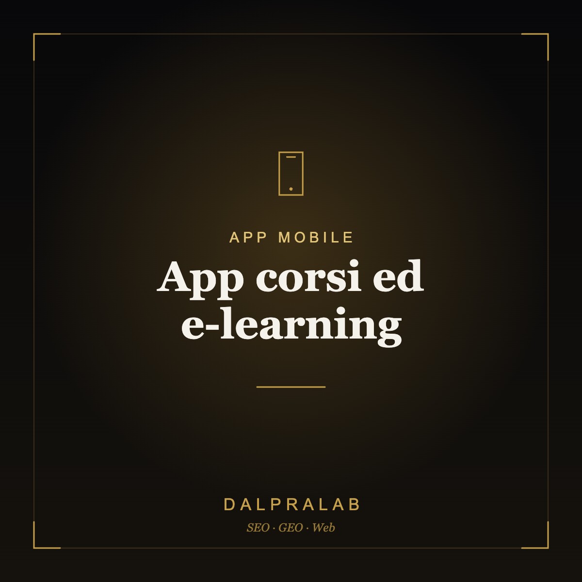 App mobile App corsi ed e-learning | Dalpralab