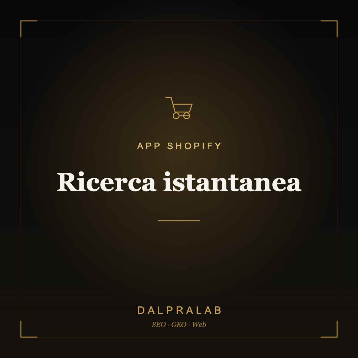 App Ricerca istantanea Shopify | Dalpralab