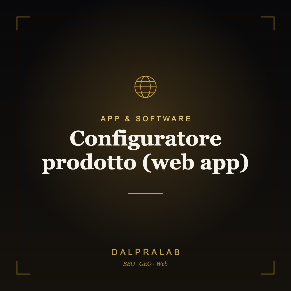 Configuratore prodotto (web app) | Dalpralab