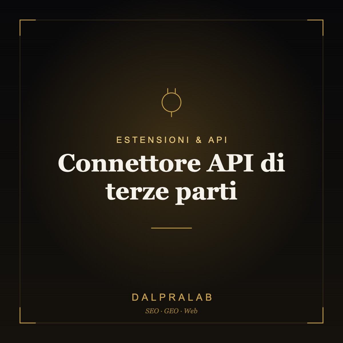 Chrome & API Connettore API di terze parti | Dalpralab