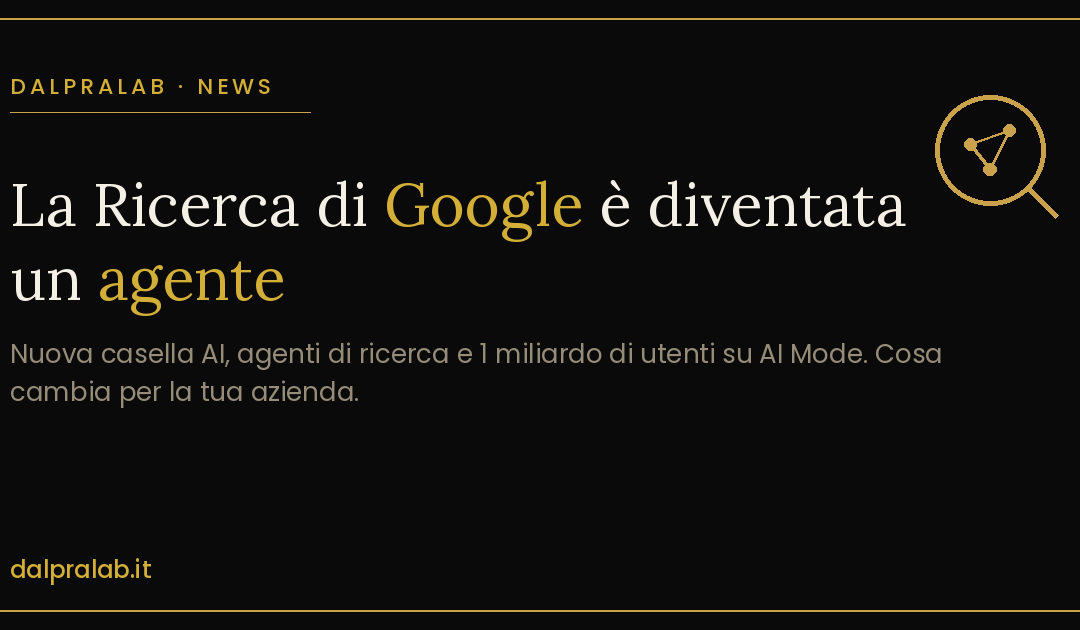 Agenti di ricerca Google: la nuova casella AI e l'era degli agenti di ricerca