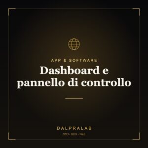 Dashboard e pannello di controllo | Dalpralab