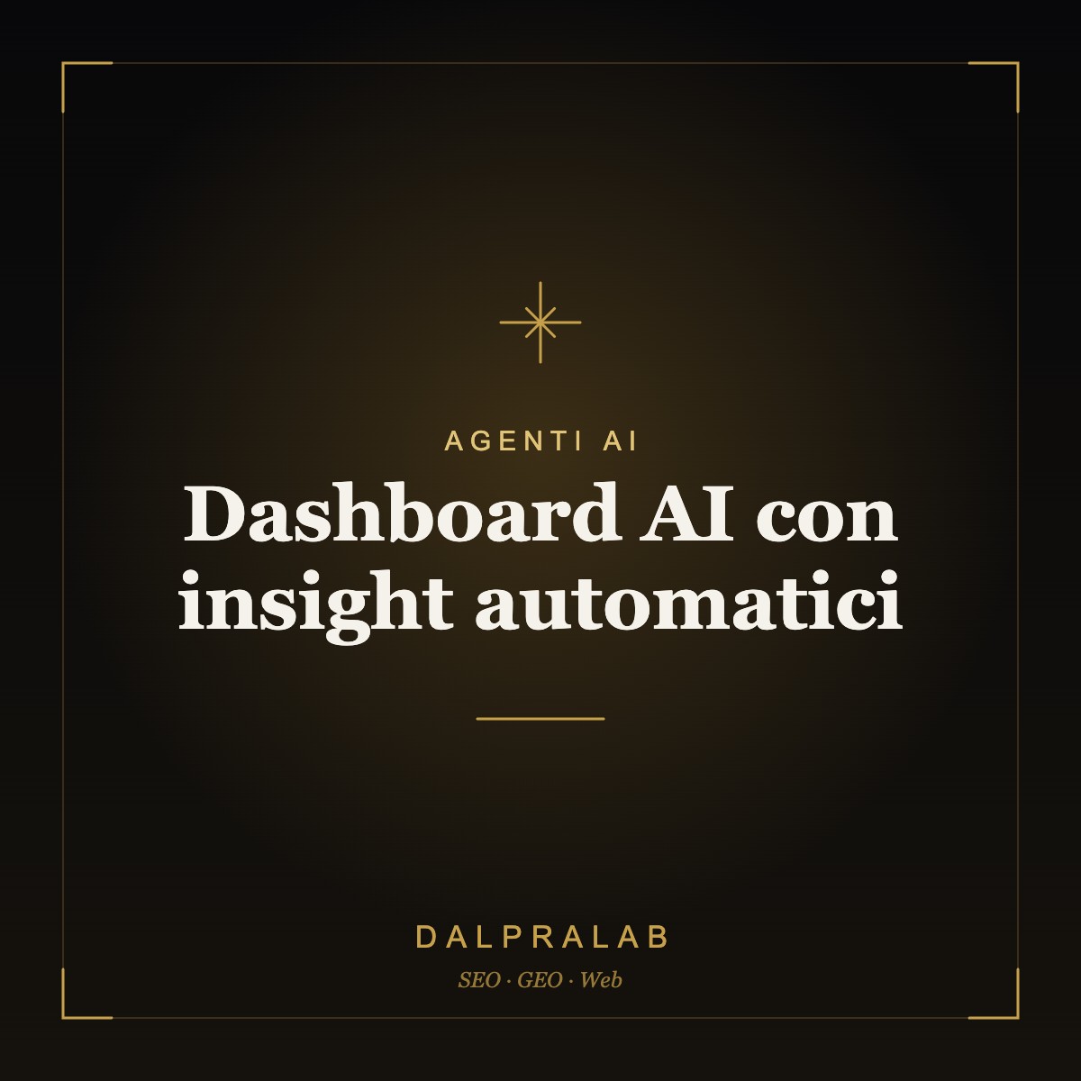 Dashboard AI con insight automatici | Dalpralab