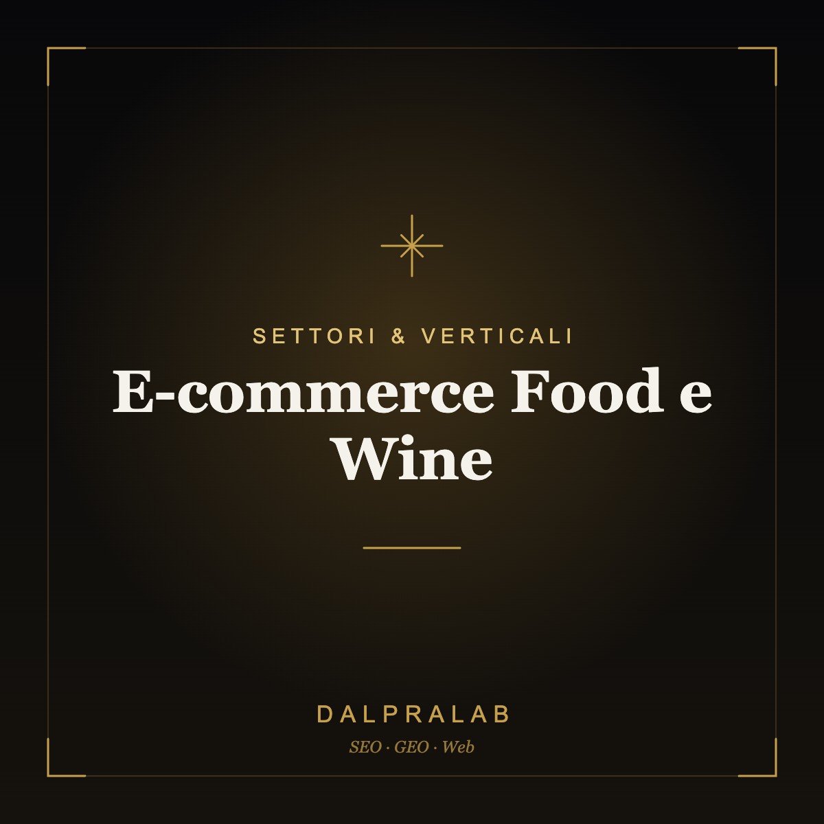 E-commerce Food e Wine | Dalpralab