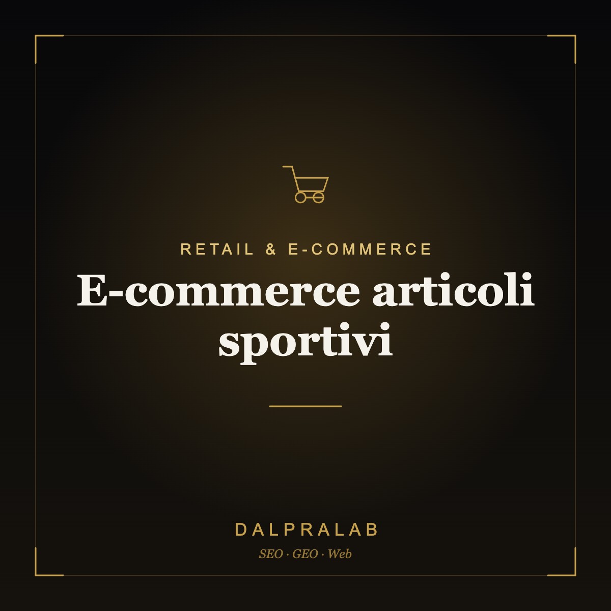 E-commerce articoli sportivi | Dalpralab