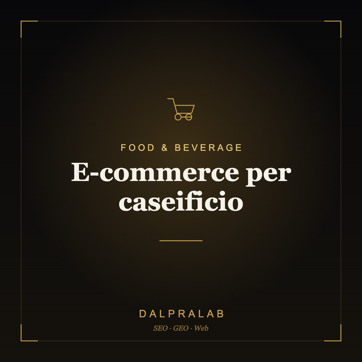 E-commerce per caseificio | Dalpralab