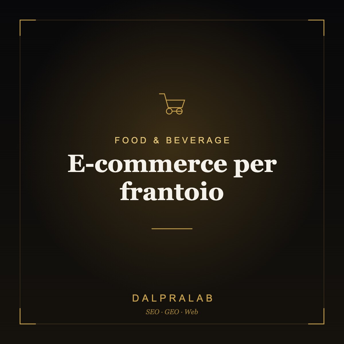 E-commerce per frantoio | Dalpralab