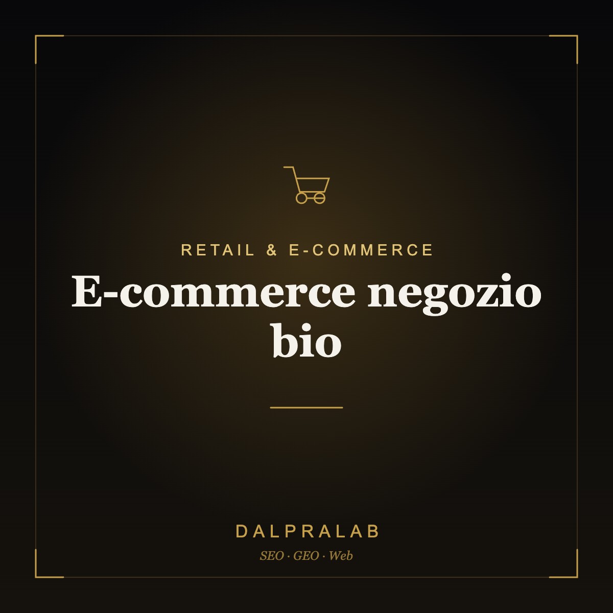 E-commerce negozio bio | Dalpralab