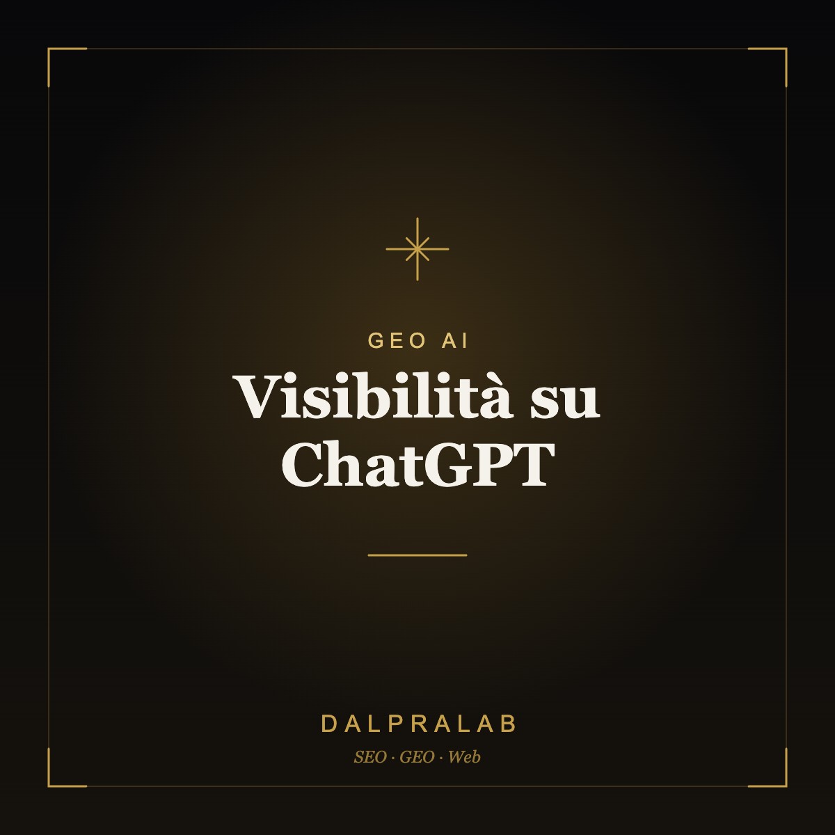 GEO Visibilità su ChatGPT | Dalpralab