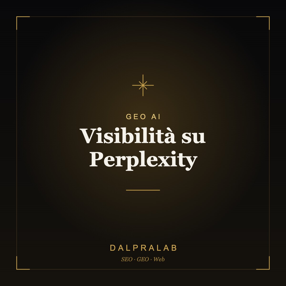 GEO Visibilità su Perplexity | Dalpralab