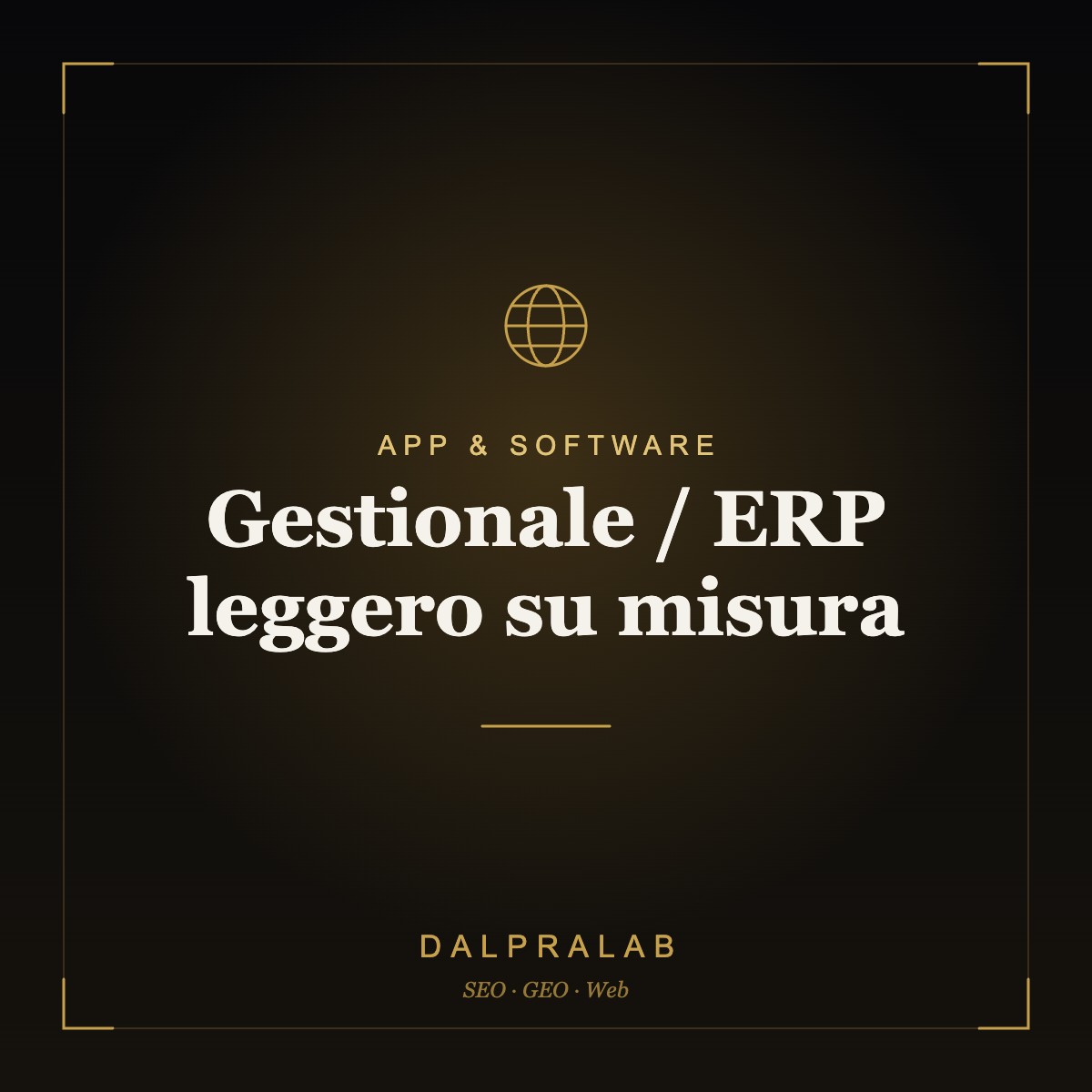 Gestionale / ERP leggero su misura | Dalpralab
