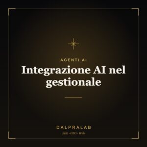 Integrazione AI nel gestionale | Dalpralab