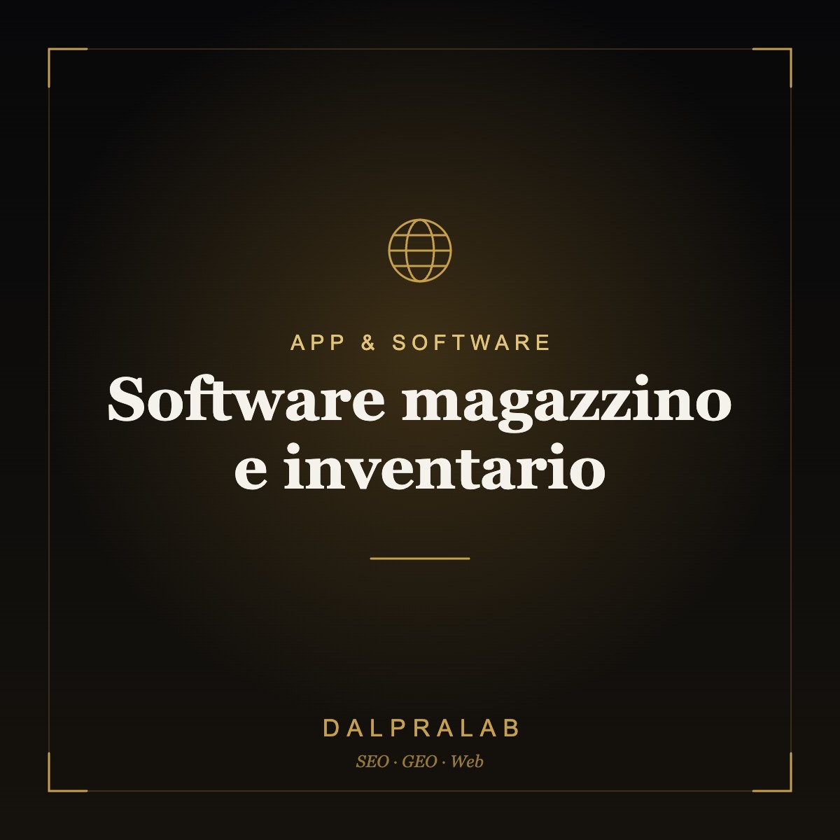 Software magazzino e inventario | Dalpralab