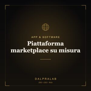 Piattaforma marketplace su misura | Dalpralab