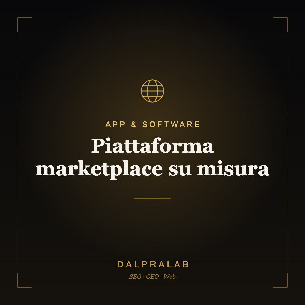 Piattaforma marketplace su misura | Dalpralab