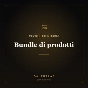 Plugin Bundle di prodotti su misura | Dalpralab