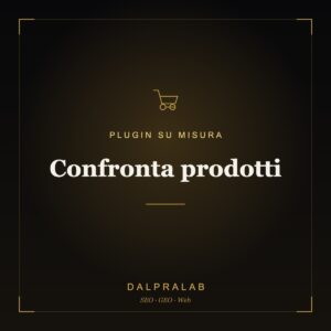 Plugin Confronta prodotti su misura | Dalpralab