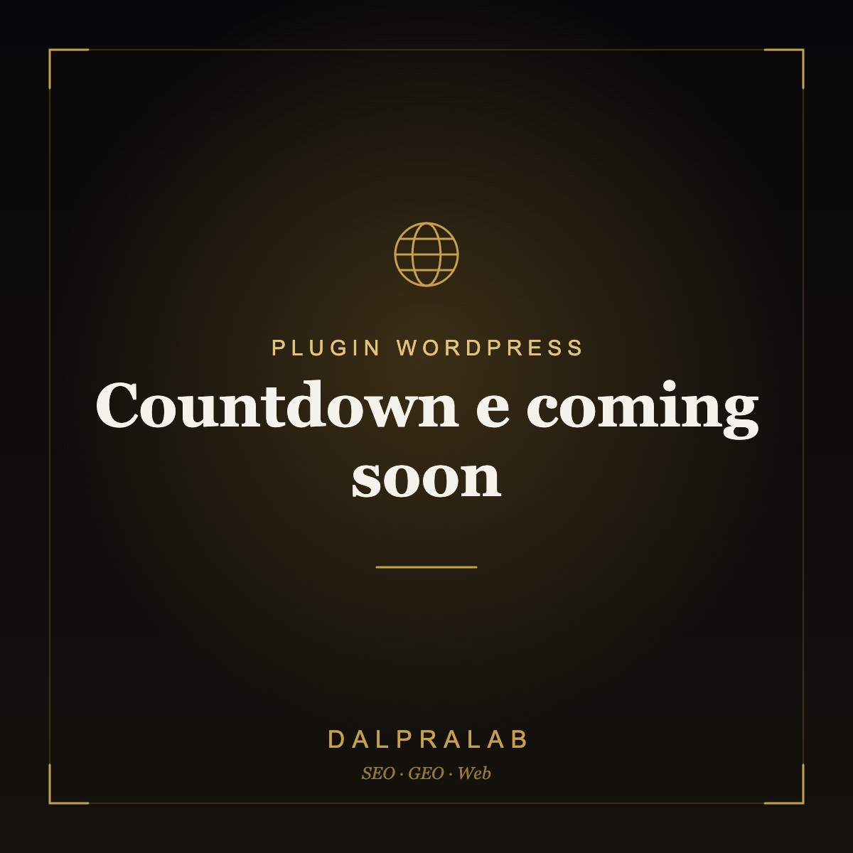 Plugin Countdown e coming soon su misura | Dalpralab