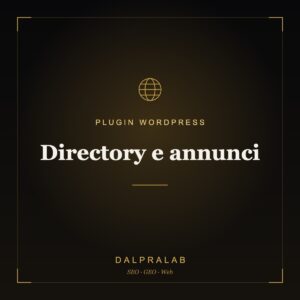 Plugin Directory e annunci su misura | Dalpralab
