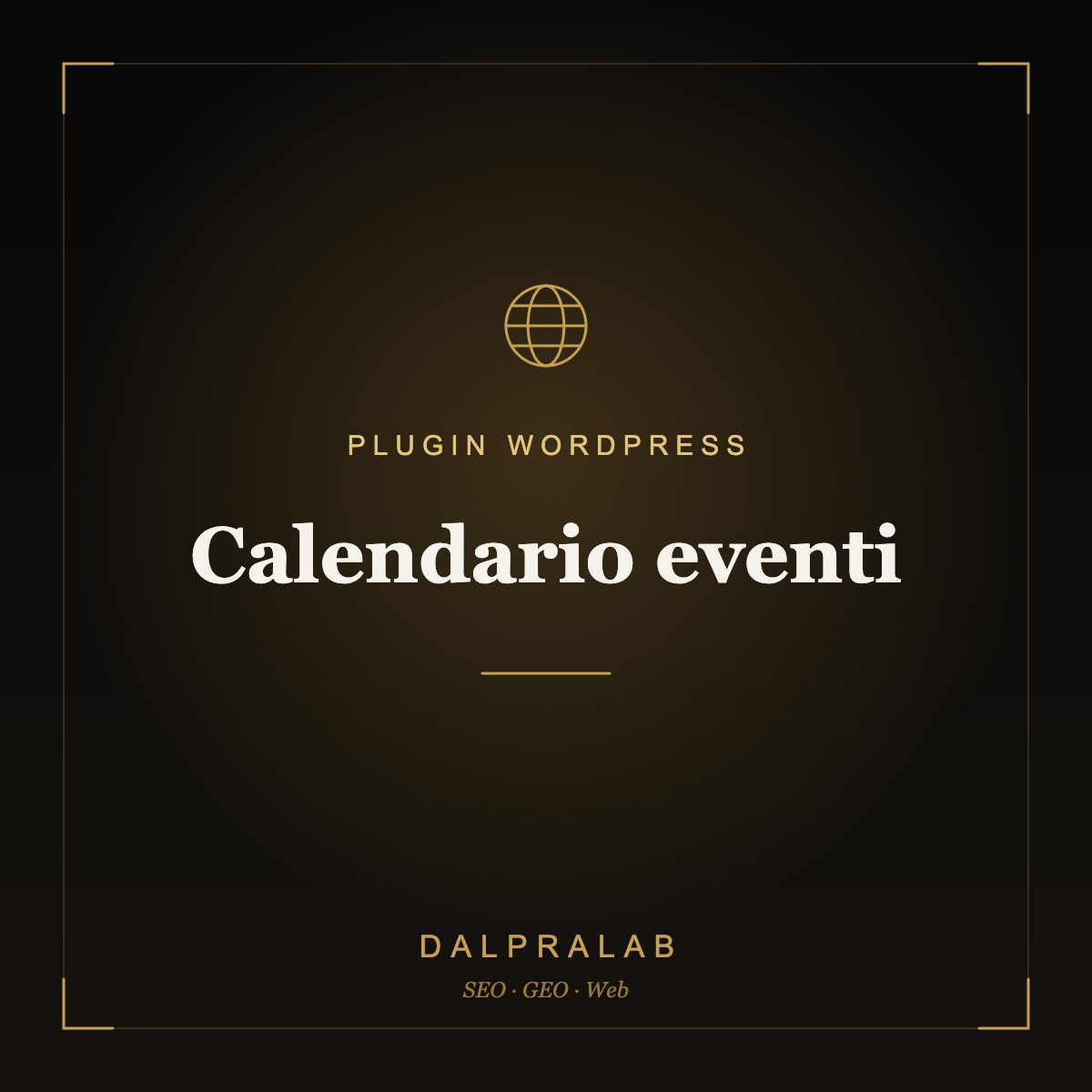 Plugin Calendario eventi su misura | Dalpralab
