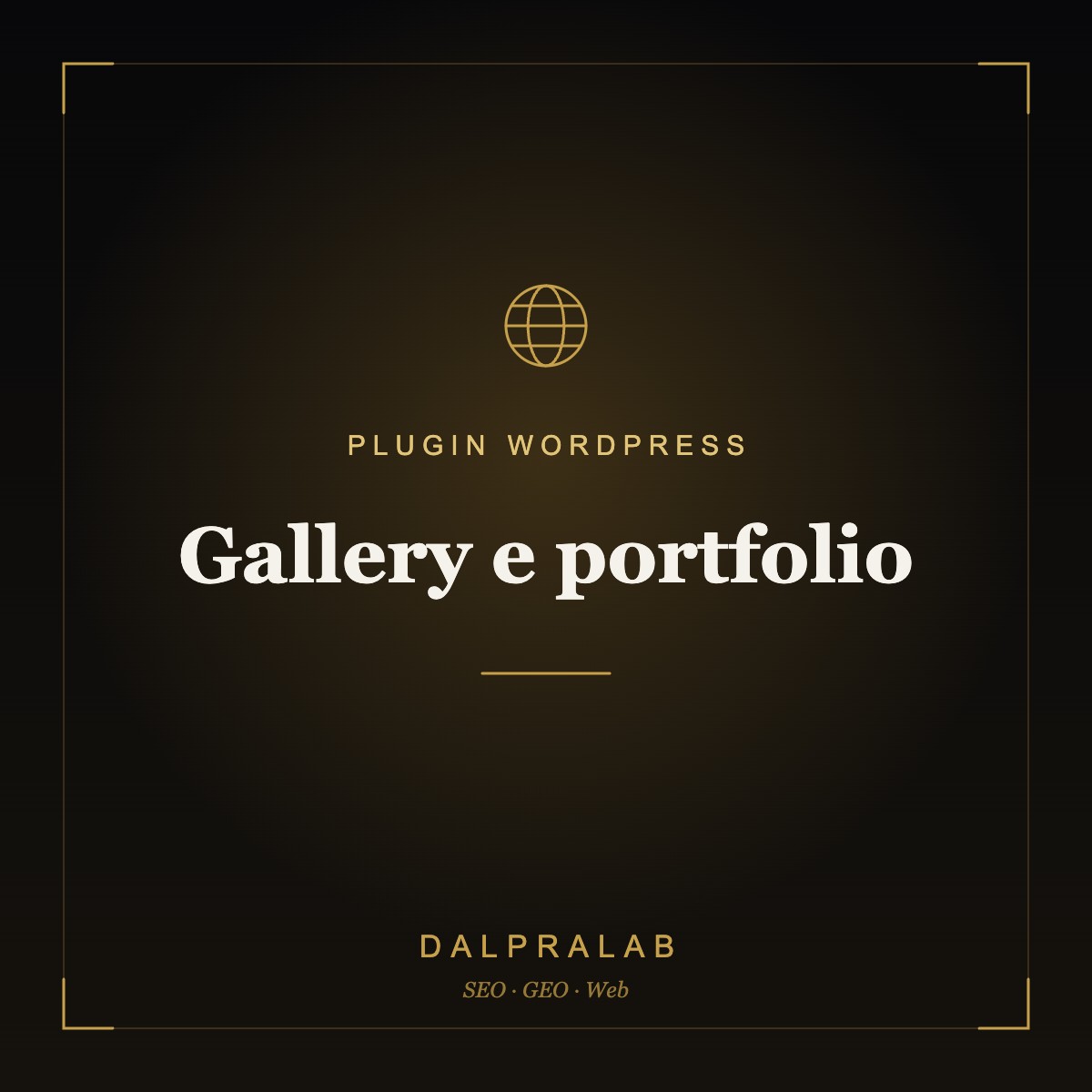 Plugin Gallery e portfolio su misura | Dalpralab