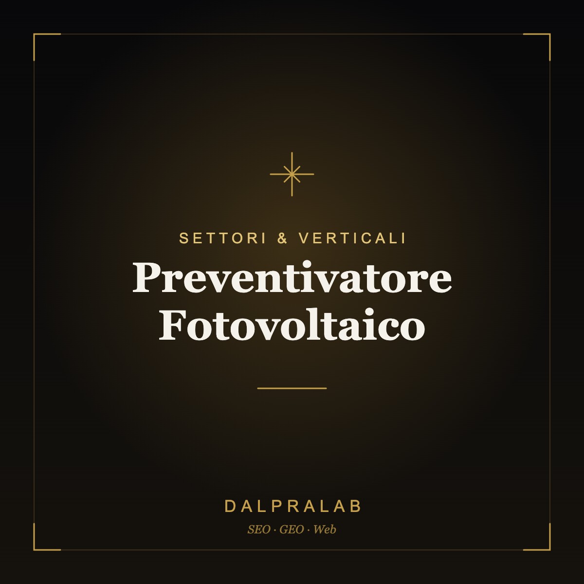 Preventivatore Fotovoltaico | Dalpralab