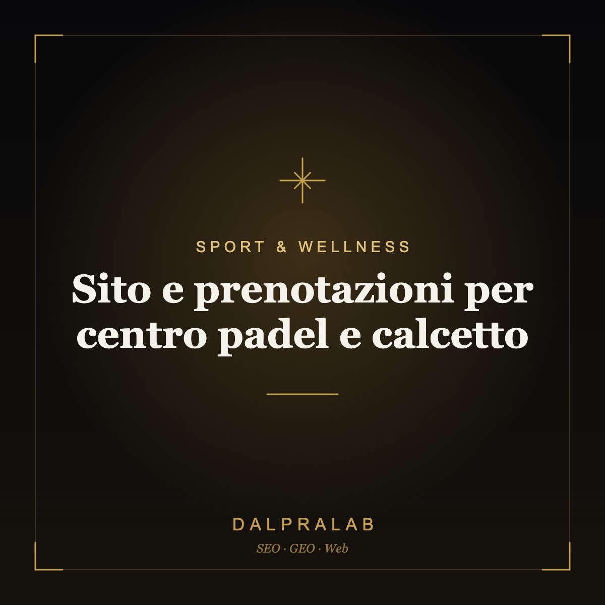 Sito e prenotazioni per centro padel e calcetto | Dalpralab