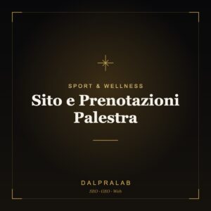 Sito e Prenotazioni Palestra | Dalpralab