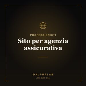 Sito per agenzia assicurativa | Dalpralab
