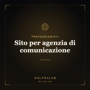 Sito per agenzia di comunicazione | Dalpralab