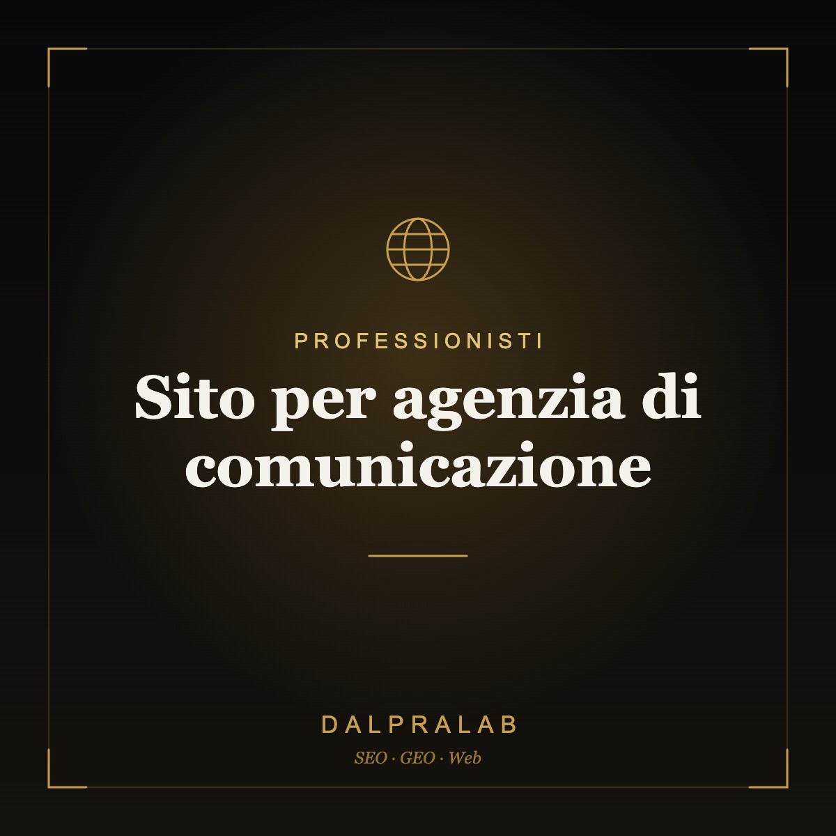 Sito per agenzia di comunicazione | Dalpralab