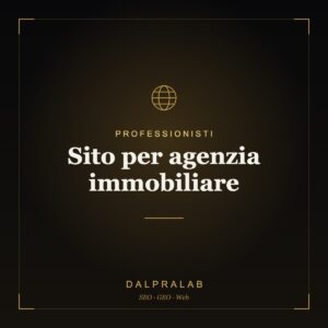 Sito per agenzia immobiliare | Dalpralab