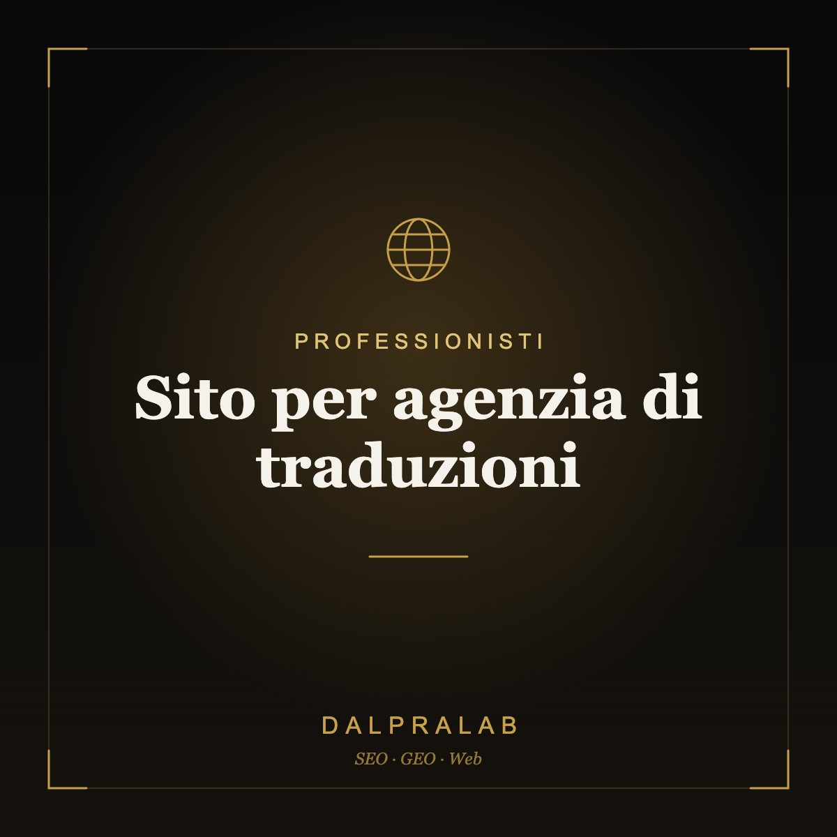 Sito per agenzia di traduzioni | Dalpralab