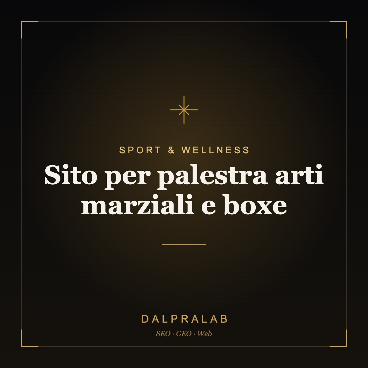 Sito per palestra arti marziali e boxe | Dalpralab