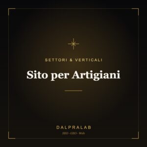 Sito per Artigiani | Dalpralab