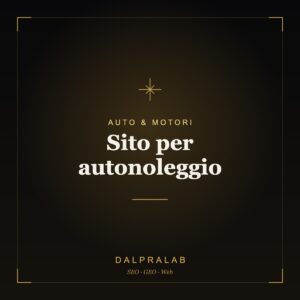 Sito per autonoleggio | Dalpralab