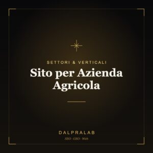 Sito per Azienda Agricola | Dalpralab