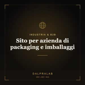 Sito per azienda di packaging e imballaggi | Dalpralab