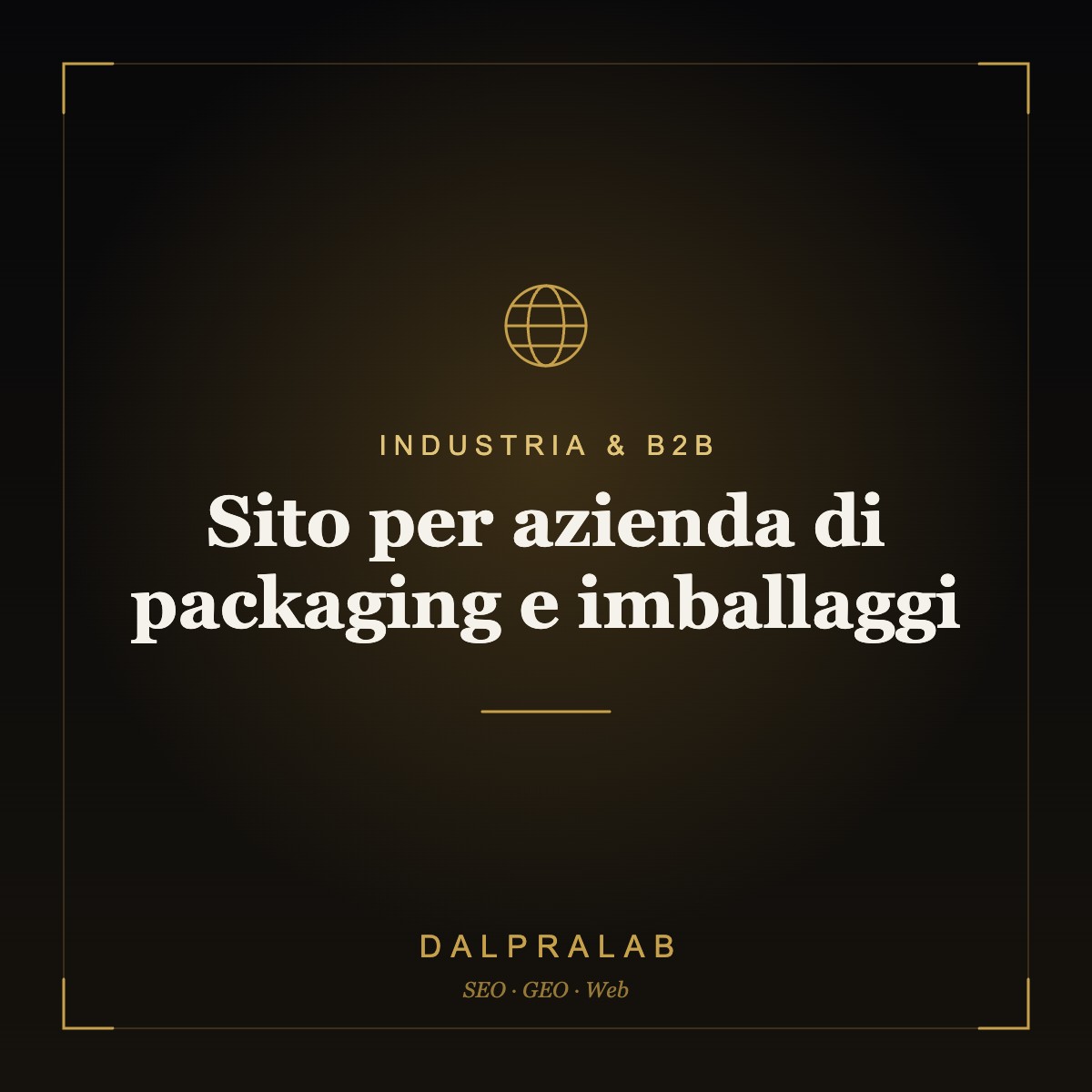 Sito per azienda di packaging e imballaggi | Dalpralab