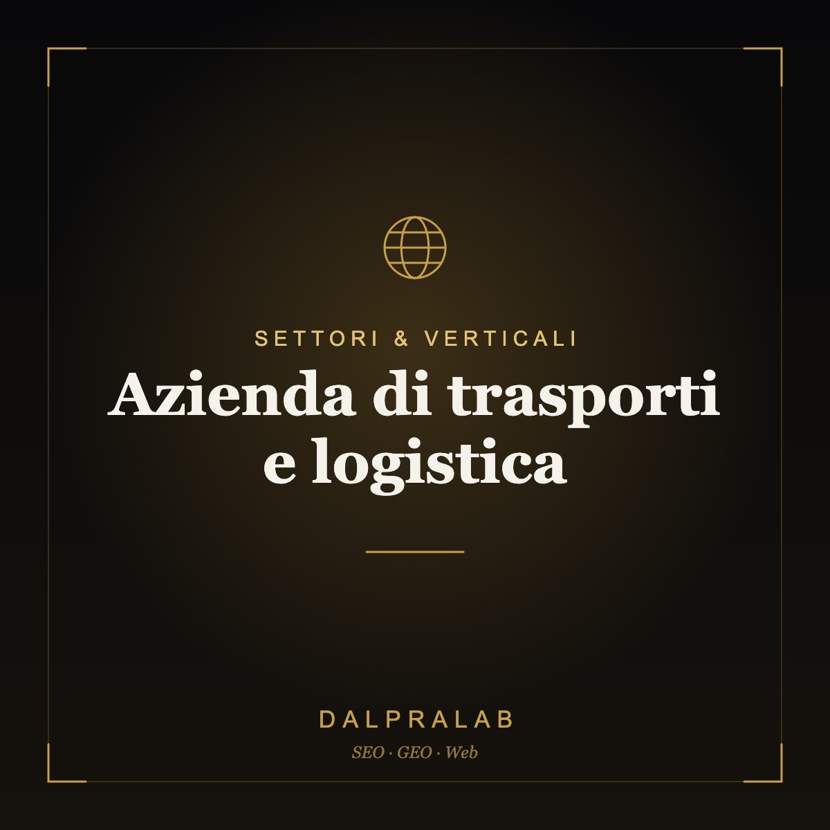 Sito per Azienda di trasporti e logistica | Dalpralab