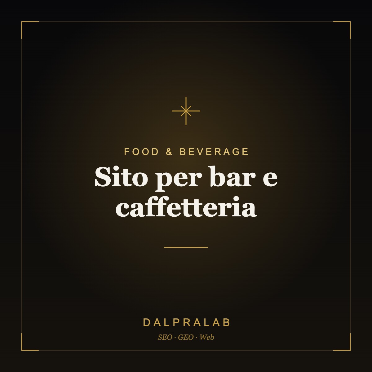 Sito per bar e caffetteria | Dalpralab