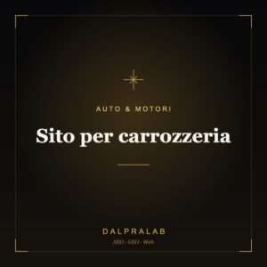 Sito per carrozzeria | Dalpralab
